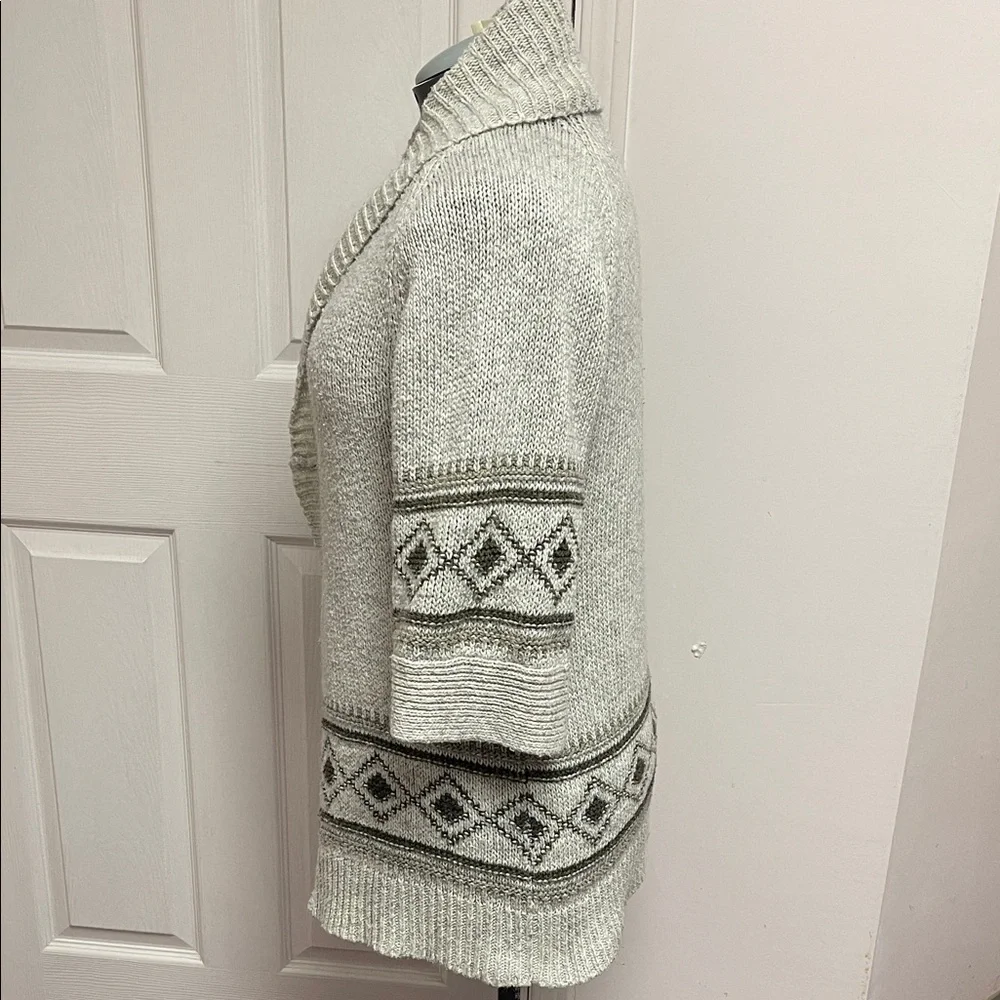Smart Set Grey Patterned Cardigan - Picture 5 of 16